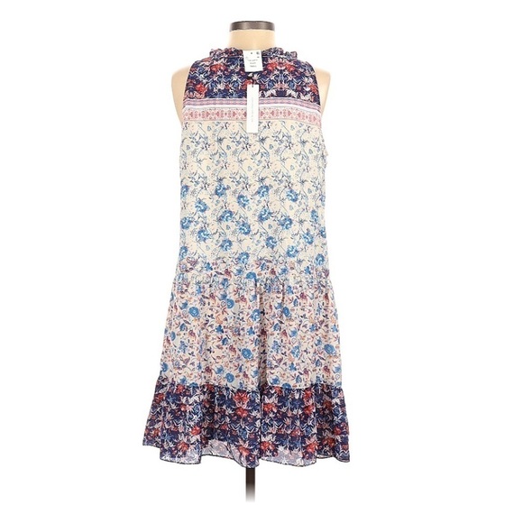Anthropologie Sanctuary Sleeveless Floral Printed Romy Mini Dress NEW with tag - Picture 2 of 8